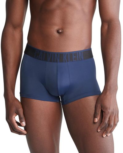 Calvin Klein Intense Power Micro Cooling Low Rise Trunks - Blue