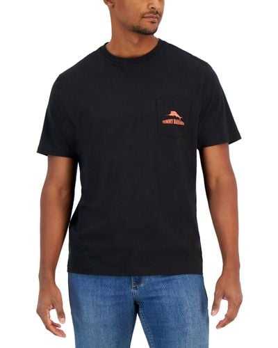 Tommy Bahama Winter Wonderland Short Sleeve Crewneck Graphic T-shirt - Black