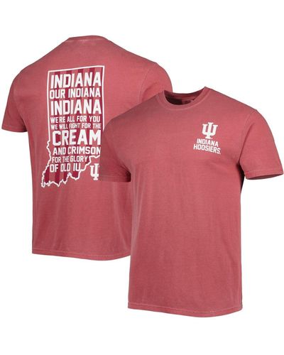 Image One Indiana Hoosiers Hyperlocal T-shirt - Red