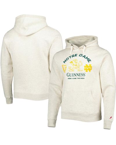 League Collegiate Wear Notre Dame Fighting Irish Guinness Stadium Pullover Hoodie - White