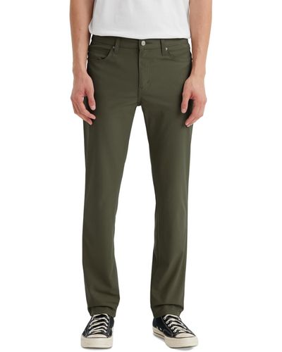 Levi's 511 Slim-fit Flex-tech Pants Macy's Exclusive - Green