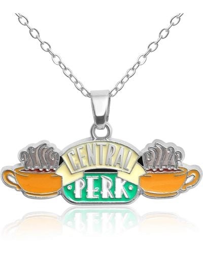 Friends Tv Show Fashion Central Perk Necklace - Metallic