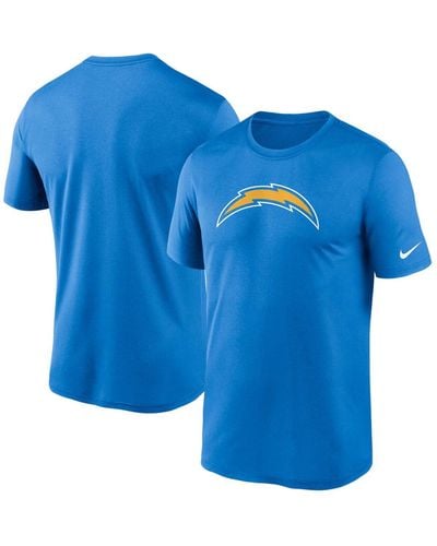 Nike Big And Tall Los Angeles Chargers Logo Essential Legend Performance T-shirt - Blue