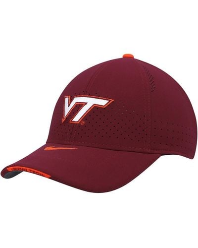 Nike Virginia Tech Hokies 2021 Sideline Legacy91 Performance Adjustable Hat - Red