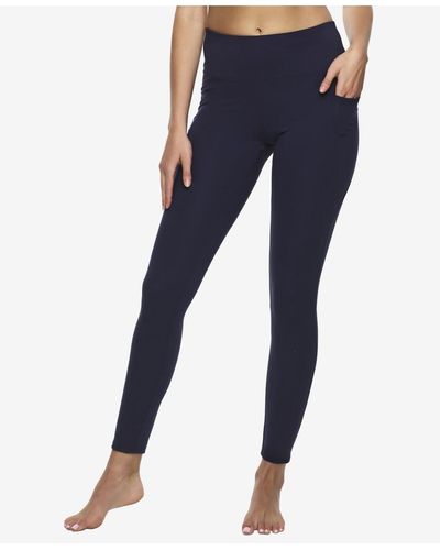 Felina Essentials Soft Suede Mid-rise legging - Blue