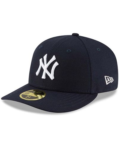 KTZ New York Yankees Authentic Collection On Field Low Profile Game 59fifty Fitted Hat - Blue