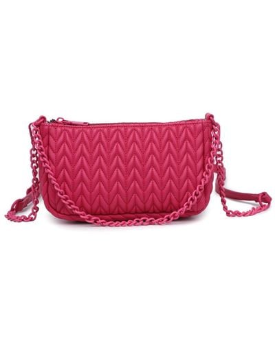 Urban Expressions Farah Quilted Crossbody - Pink