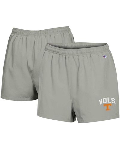 Champion Tennessee Volunteers Football Fan High Waist Shorts - Gray