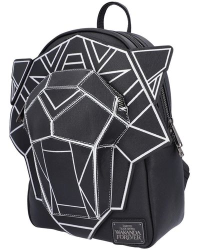 Loungefly And Panther Wakanda Forever Figural Mini Backpack - Gray