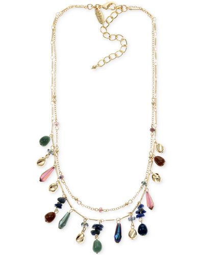Hollywood Sensation Layered Necklace with Geometric Shaped Pendant for  Women | Hawthorn Mall