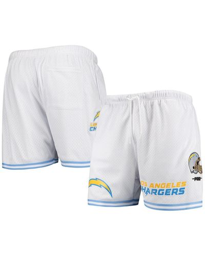 Pro Standard Los Angeles Chargers Mesh Shorts - White