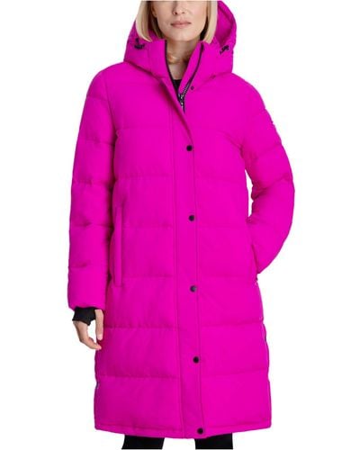 BCBGeneration Hooded Puffer Coat - Pink