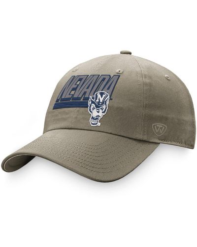 Top Of The World Nevada Wolf Pack Slice Adjustable Hat - Gray