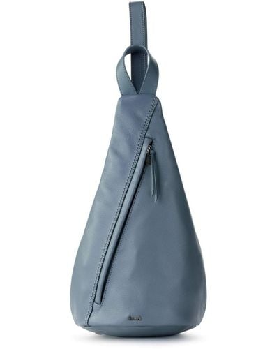 The Sak Geo Leather Sling Backpack - Blue