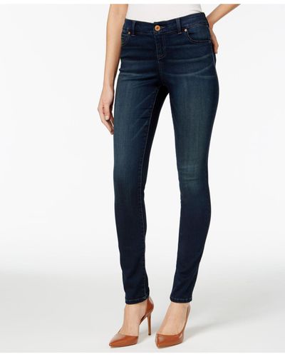 INC International Concepts Curvy-fit Incfinity Stretch Skinny Jeans - Blue