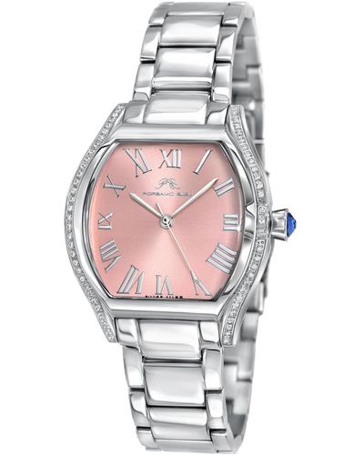 Porsamo Bleu Celine Stainless Steel Bracelet Watch - Gray