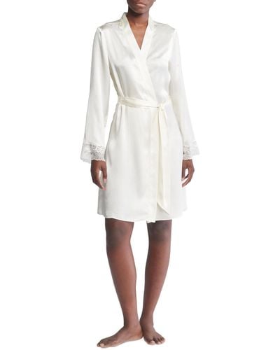 Calvin Klein Ck Black Robe Qs7163 - White