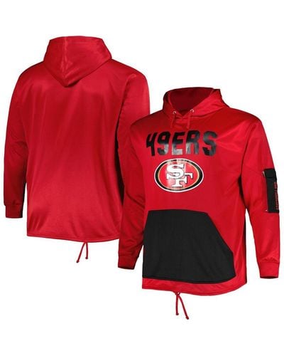 San Francisco 49ers Fanatics Branded Successful Tri-Blend Pullover Hoodie -  Scarlet