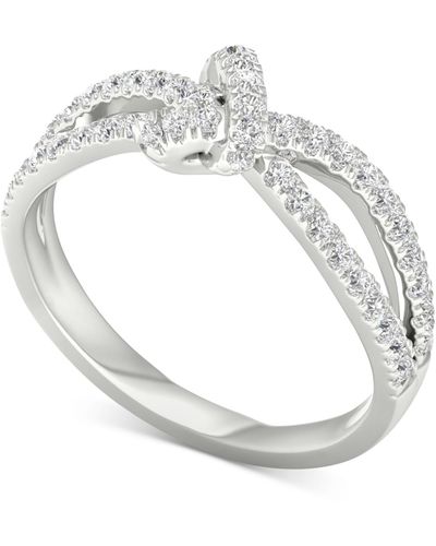 Forever Grown Diamonds Lab Grown Diamond Knot Ring (1/2 Ct. T.w. - White