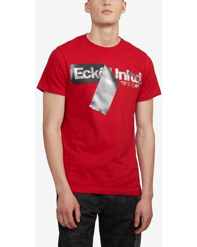 Ecko' Unltd Reveal Graphic T-shirt - Red
