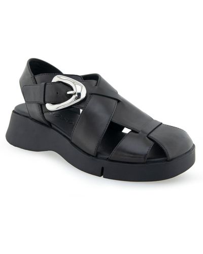 Aerosoles Fabian Sport Strapped Sandals - Black