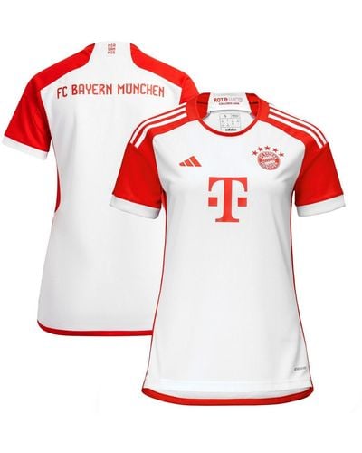 adidas Bayern Munich 2023/24 Home Replica Jersey - White