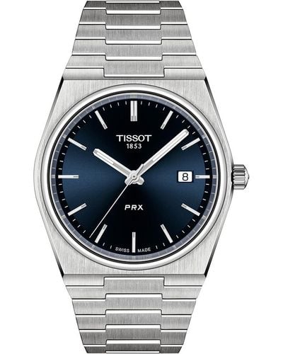 Tissot Swiss Prx Stainless Steel Bracelet Watch 40mm - Metallic