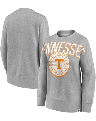 Fanatics Tennessee Volunteers Jump Distribution Pullover Sweatshirt - Gray