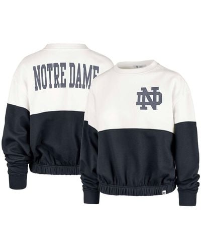 '47 Notre Dame Fighting Irish Take Two Bonita Pullover Sweatshirt - White