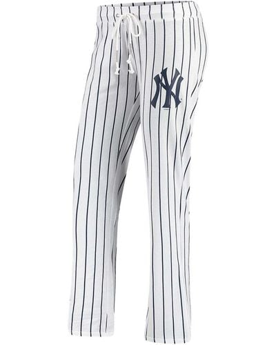 Concepts Sport New York Yankees Vigor Pinstripe Sleep Pant - Blue