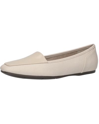 Easy Street Thrill Square Toe Comfort Flats - Natural