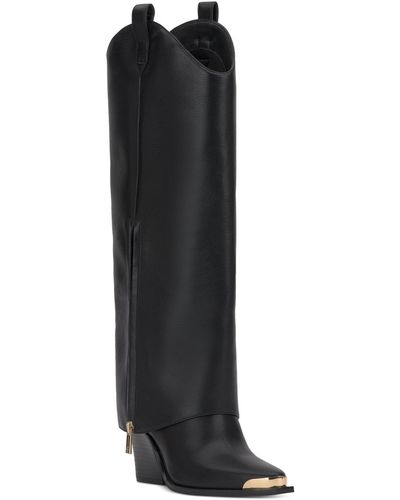 Jessica Simpson Astoli Over-the-knee Cowboy Boots - Black