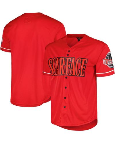 Reason And Scarface Fashion Baseball Jersey - Red