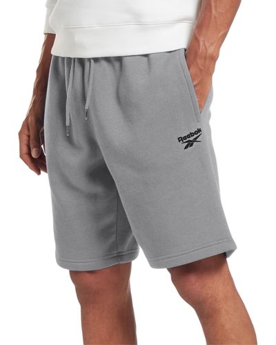 Reebok Workout Ready Regular-fit Moisture-wicking 9" Shorts - Gray