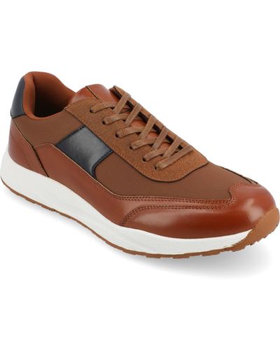 Vance Co. Thomas Tru Comfort Foam Casual Lace-up Sneakers - Brown