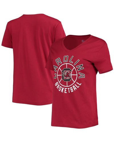 Champion South Carolina Gamecocks Basketball V-neck T-shirt - Red