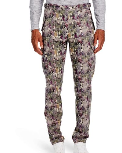 Brooklyn Brigade Standard-fit Camo Pants - Gray