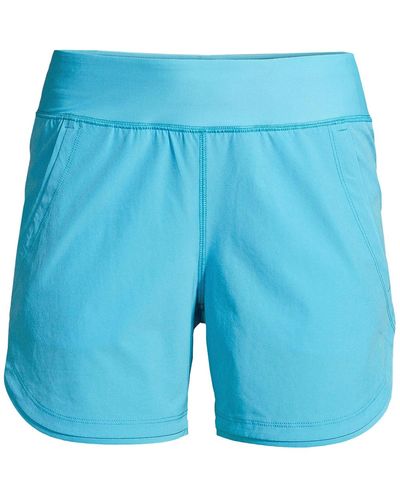 Lands' End 5" Quick Dry Swim Shorts - Blue