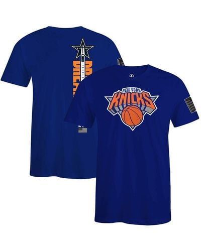 FISLL And X Black History Collection New York Knicks T-shirt - Blue