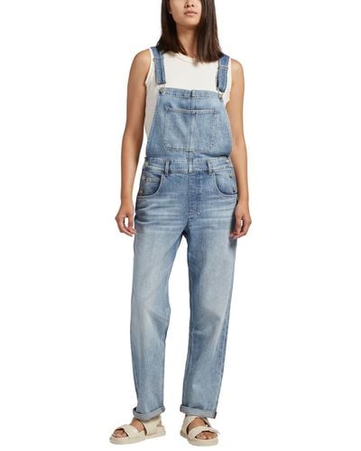 Silver Jeans Co. Denim baggy Overalls - Blue