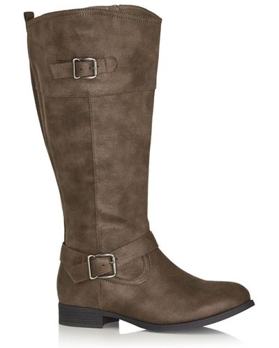 Avenue Tall Riding Boot - Brown