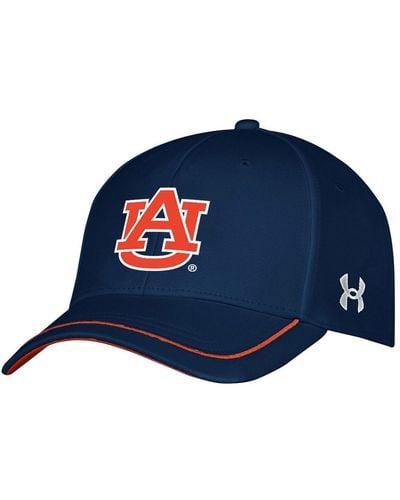 Under Armour Auburn Tigers Iso-chill Blitzing Accent Flex Hat - Blue