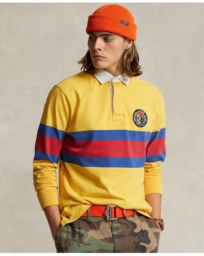 Polo Ralph Lauren Hiking Patch Rugby Shirt - Yellow