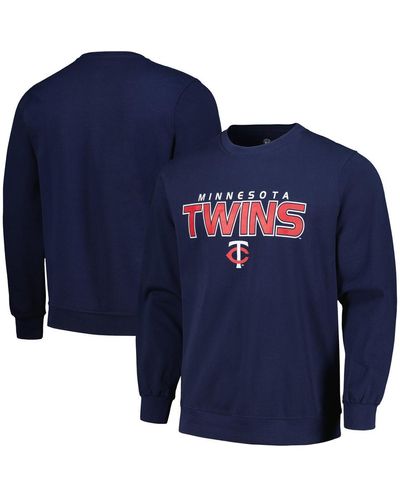 Stitches Minnesota Twins Pullover Sweatshirt - Blue