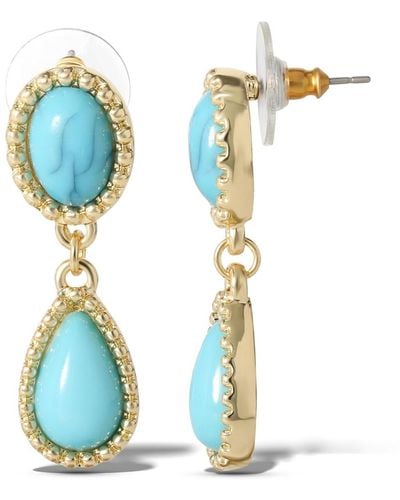 Jessica Simpson Turquoise Earrings - Blue