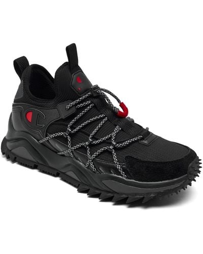 Champion Sedge 93 Trail Hiking Sneakers From Finish Line - Black