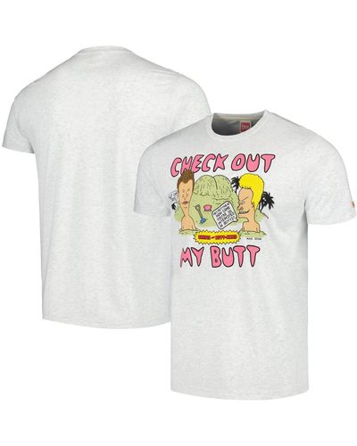 Homage And Beavis And Butt-head Tri-blend T-shirt - White