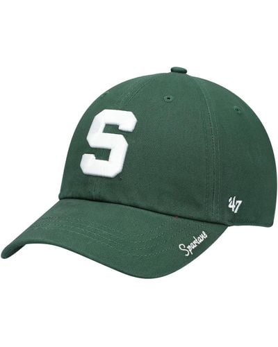 '47 '47 Michigan State Spartans Team Miata Clean Up Adjustable Hat - Green