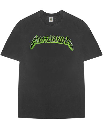 Cross Colours Studded Rock Of Ages T-shirt - Green