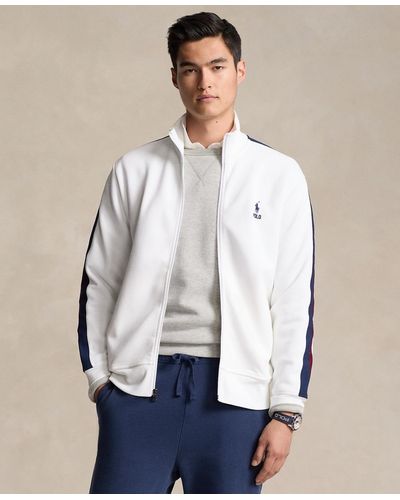 Polo Ralph Lauren Double-knit Mesh Track Jacket - White